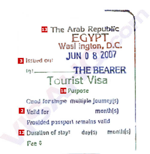 Ai Cập Visa