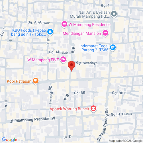 Bản đồ của (Jakarta Selatan, Jakarta)