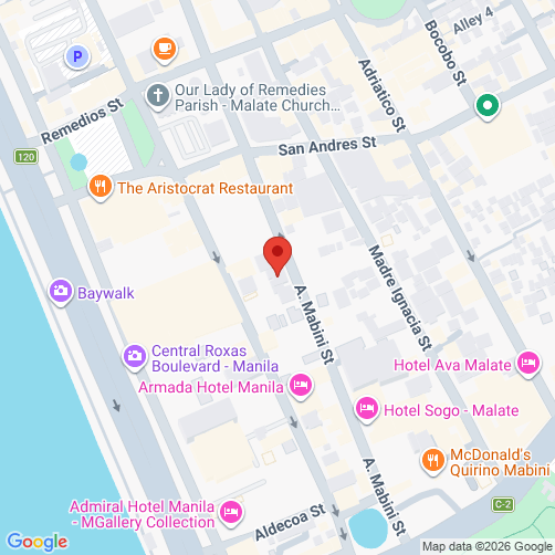 Bản đồ của  (Malate Manila)